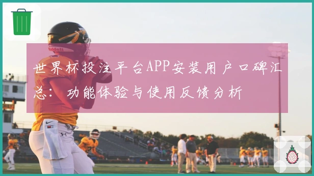 世界杯投注平台APP安装用户口碑汇总：功能体验与使用反馈分析